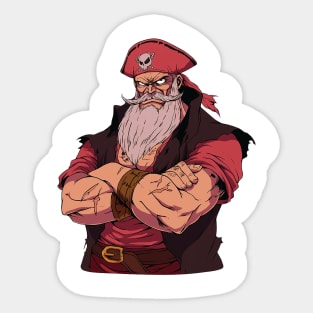 pirate captain Sticker